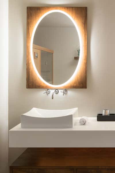  Bohemian Minimalist Family Home Bathroom. Luxe Spa Sanctuary by Kristen Elizabeth Design Group.
