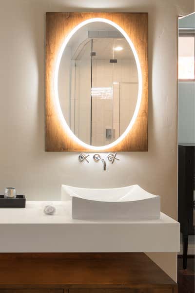  Bohemian Modern Transitional Family Home Bathroom. Luxe Spa Sanctuary by Kristen Elizabeth Design Group.