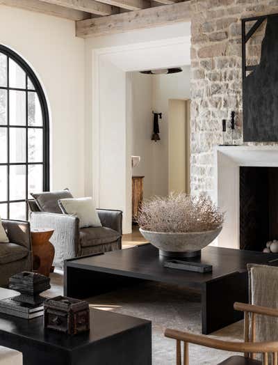  Rustic Country Family Home Living Room. Vestavia Hills by Sean Anderson Design.