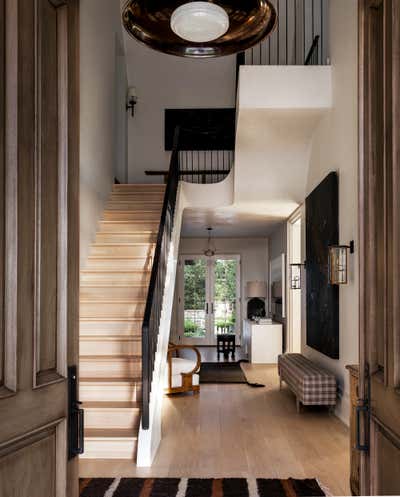  Country Family Home Entry and Hall. Vestavia Hills by Sean Anderson Design.