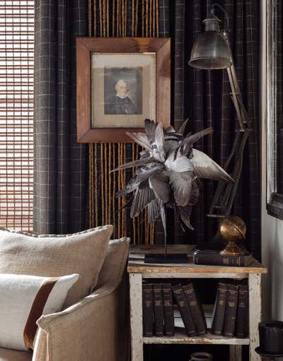  Rustic Eclectic Bachelor Pad Office and Study. Highland by Sean Anderson Design.