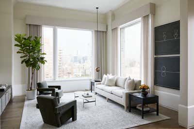  Mid-Century Modern Apartment Living Room. Upper East Side Apartment by GRISORO studio.