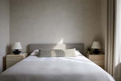  Contemporary Minimalist Mid-Century Modern Apartment Bedroom. Upper East Side Apartment by GRISORO studio.