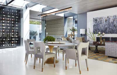  Contemporary Transitional Dining Room. Doheny Estates by Jeff Andrews - Design.