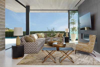  Art Deco Transitional Living Room. Doheny Estates by Jeff Andrews - Design.