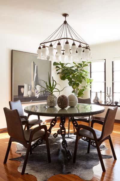  Transitional Contemporary Dining Room. Hollywood  by Jeff Andrews - Design.