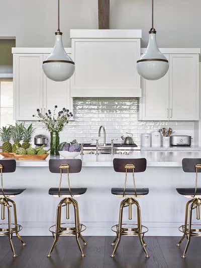  Transitional Country House Kitchen. Hudson Valley Residence by Bennett Leifer Interiors.