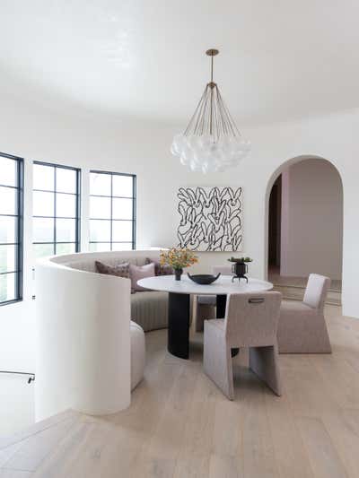  Transitional Family Home Dining Room. Hilltop by Kristen Nix Interiors.