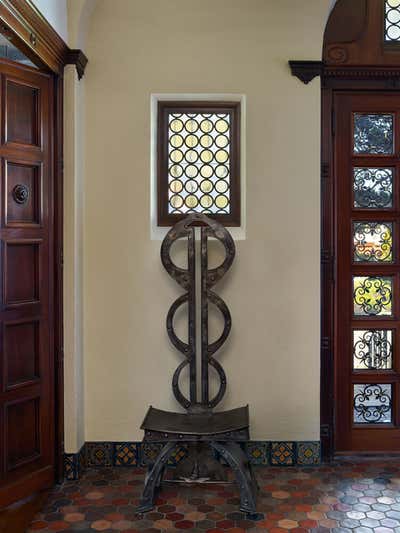  Mediterranean Entry and Hall. San Francisco Spanish Revival by Martin Young Design.