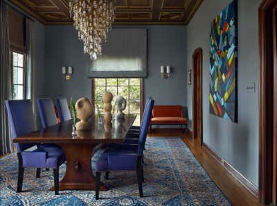  Mediterranean Family Home Dining Room. San Francisco Spanish Revival by Martin Young Design.
