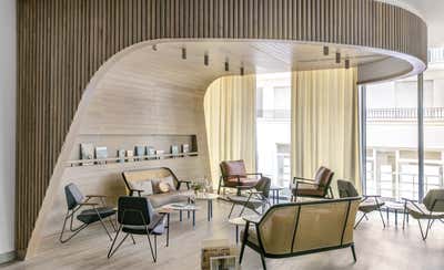  Mediterranean Modern Hotel Living Room. Okko Hotels by Studio Catoir.