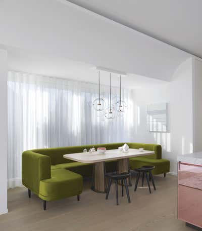  Scandinavian French Apartment Dining Room. Penthouse Munich by Studio Catoir.