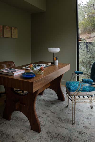  Beach Style Coastal Family Home Office and Study. Pine Needles by Michael Hilal.