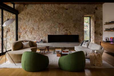  Organic Family Home Living Room. Pine Needles by Michael Hilal.