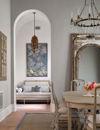  Regency Family Home Entry and Hall. Robledo by Kristin Mullen Designs.
