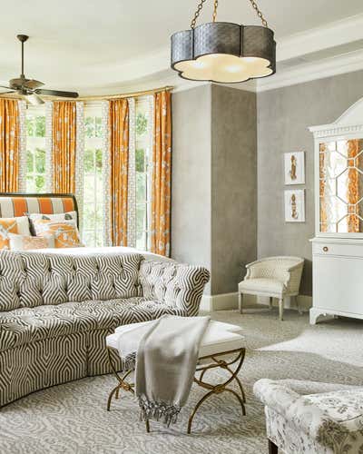  Regency Bedroom. Shady Creek by Kristin Mullen Designs.