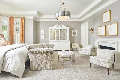  Regency Family Home Bedroom. Shady Creek by Kristin Mullen Designs.