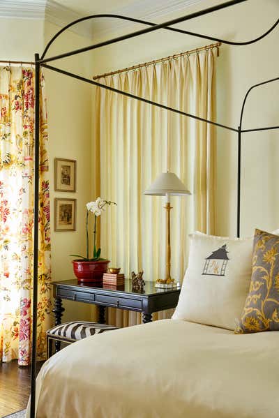  Regency Family Home Bedroom. Mimosa by Kristin Mullen Designs.