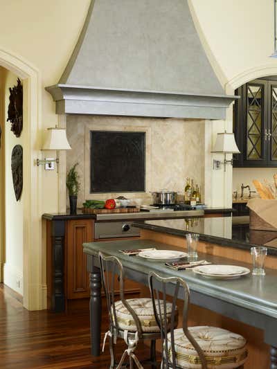  Regency Family Home Kitchen. Meadowood by Kristin Mullen Designs.