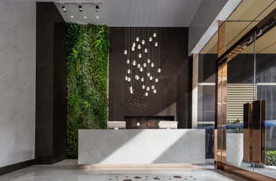  Contemporary Mixed Use Lobby and Reception. Lobby in Shenzhen by Sergio Mannino Studio.