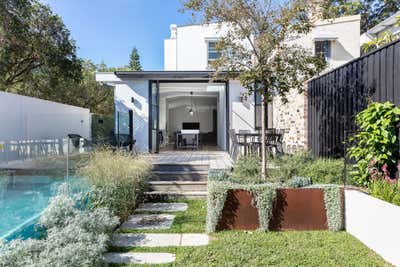  Eclectic Minimalist Family Home Exterior. Annandale Terrace  by Baldwin & Bagnall.