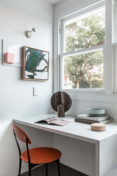  Eclectic Minimalist Family Home Workspace. Annandale Terrace  by Baldwin & Bagnall.