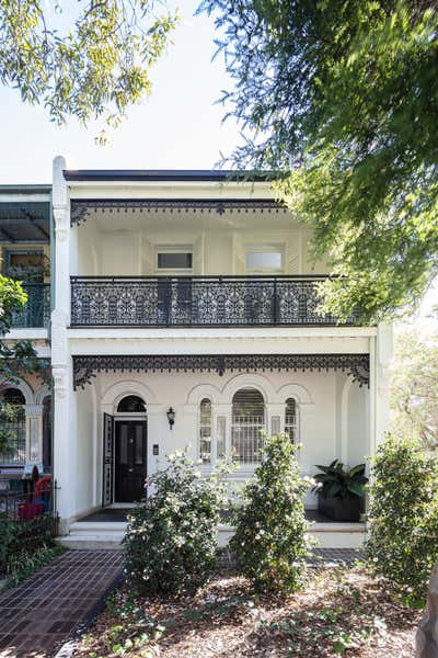 Victorian Eclectic Family Home Exterior. Annandale Terrace  by Baldwin & Bagnall.