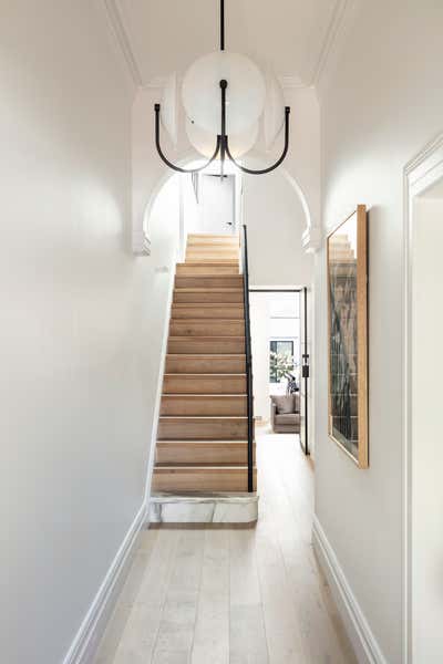  Minimalist Family Home Entry and Hall. Annandale Terrace  by Baldwin & Bagnall.