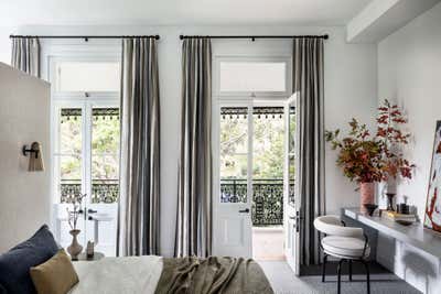  Eclectic Contemporary Family Home Bedroom. Annandale Terrace  by Baldwin & Bagnall.