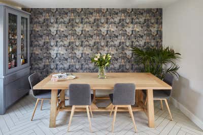  Contemporary Scandinavian Transitional Family Home Dining Room. Contemporary Family Home by Bayswater Interiors.