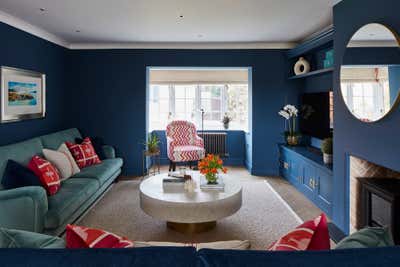 Mid-Century Modern Family Home Living Room. Contemporary Living Room by Bayswater Interiors.