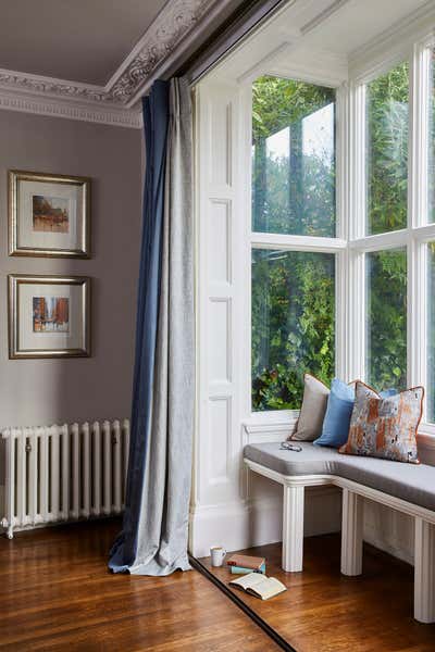  Transitional Family Home Living Room. Welcoming Period Property by Bayswater Interiors.