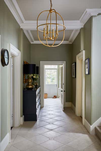 Transitional Entry and Hall. Welcoming Period Property by Bayswater Interiors.