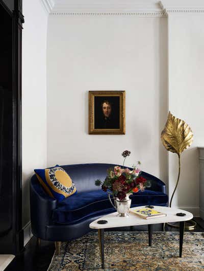  Art Deco Family Home Living Room. Upper East Side Townhouse by CARLOS DAVID.