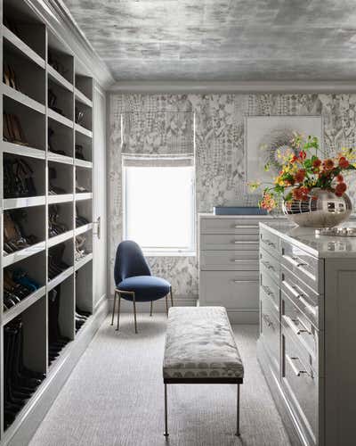  Hollywood Regency Family Home Storage Room and Closet. Upper East Side Townhouse by CARLOS DAVID.