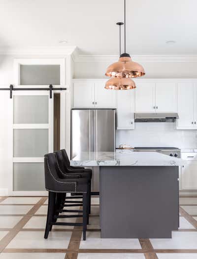  Preppy Scandinavian Family Home Kitchen. Open & Airy by Kristen Elizabeth Design Group.