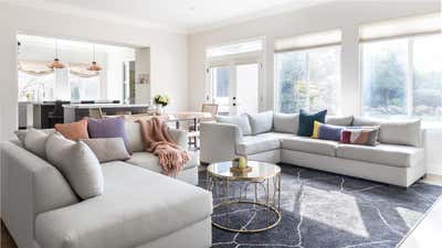  Mid-Century Modern Traditional Family Home Living Room. Open & Airy by Kristen Elizabeth Design Group.