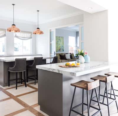  Scandinavian English Country Family Home Kitchen. Open & Airy by Kristen Elizabeth Design Group.