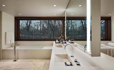  Modern Contemporary Family Home Bathroom. Woodland Modern by Robbins Architecture.