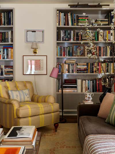  English Country Living Room. West Village Townhouse by Casey Kenyon Studio.