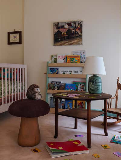  Eclectic Scandinavian Family Home Children's Room. West Village Townhouse by Casey Kenyon Studio.