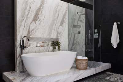  Modern Contemporary Beach Style Family Home Bathroom. The Hamptons in Studio City by 22 INTERIORS.
