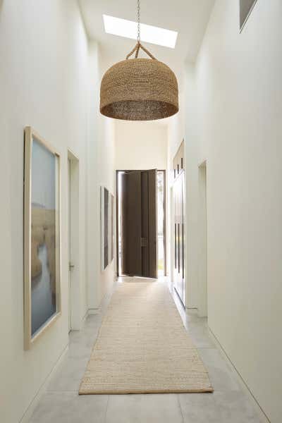  Western Entry and Hall. The Hamptons in Studio City by 22 INTERIORS.