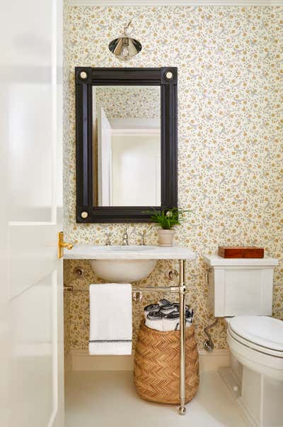Transitional Apartment Bathroom. West End Residence by Jeremy D. Clark, LLC..