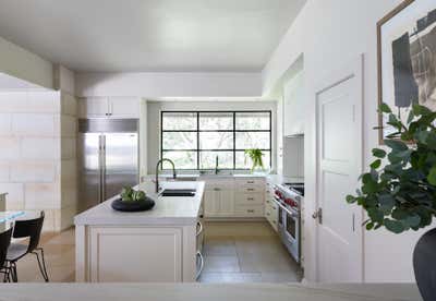  Cottage Minimalist Family Home Kitchen. Playing with Scale by Kristen Nix Interiors.