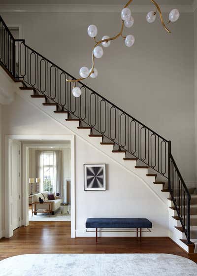  Traditional Family Home Entry and Hall. Dallas Residence by Damon Liss Design.