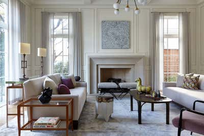  Mid-Century Modern Family Home Living Room. Dallas Residence by Damon Liss Design.
