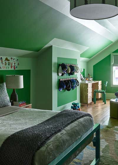  Mid-Century Modern Family Home Children's Room. Dallas Residence by Damon Liss Design.