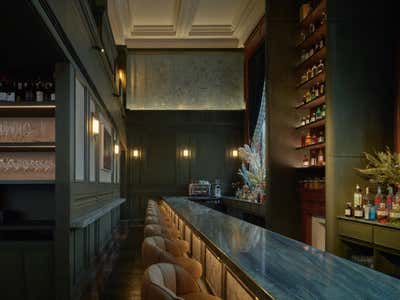  Art Deco Restaurant Bar and Game Room. Grand Banks by Chris Shao Studio LLC.
