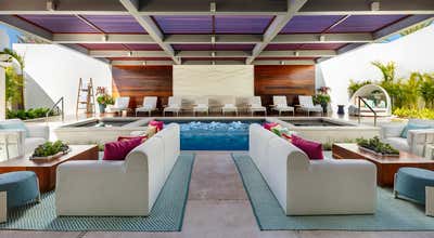  Tropical Healthcare Patio and Deck. The Spa at Chileno Golf and Beach Resort by Denton House Design Studio.
